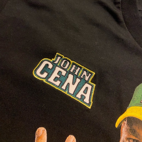 NWT! Shoe Palace X WWE John Cena You can’t see me Westling Shirt L - Picture 3 of 10